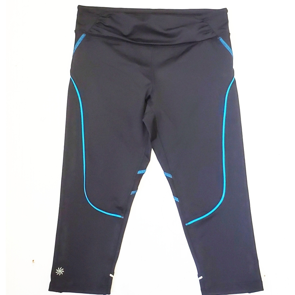 ATHLETA Quick Step Capri Black Size Small